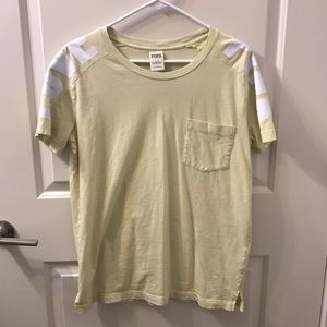 PINK Yellow Pocket Tee